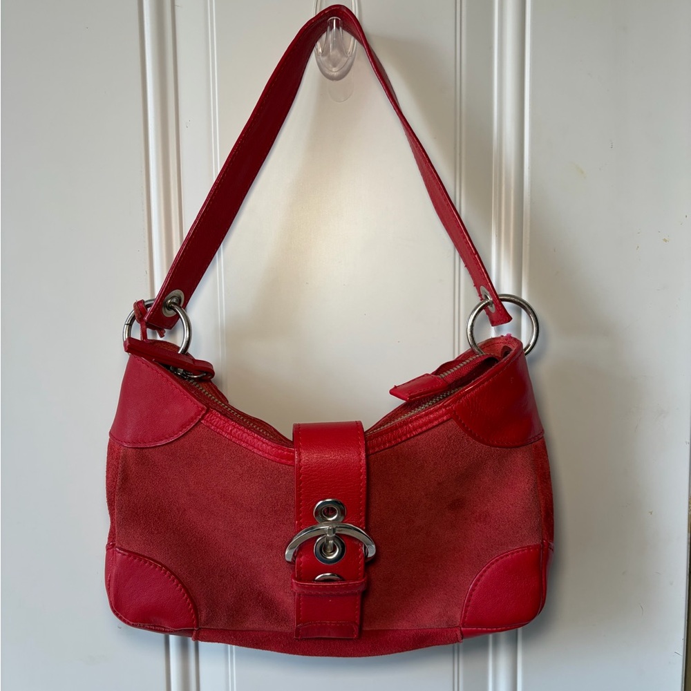 Vintage Bath & Body Works Suede Bag 🍒
